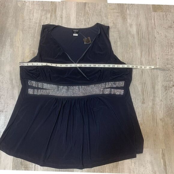 NWT Torrid Black sleeveless top - Picture 7 of 11